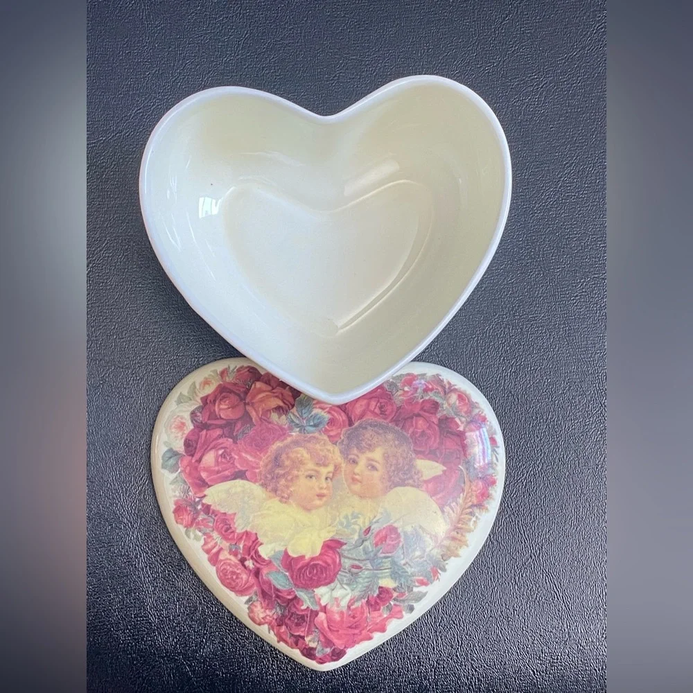 Vintage Teleflora Trinket jewelry Box